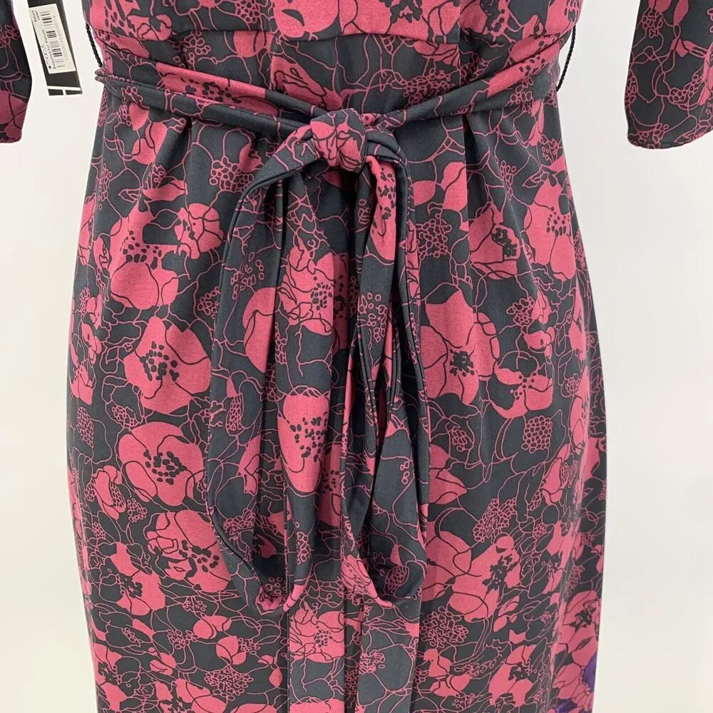 T‎ Tahari Dress Womens Dress S Floral Romantic Feminine Date Night Wedding Guest